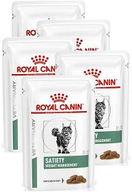 Royal Canin VET CAT Satiety Weight Management Karma dla kota 12x85g PAKIET