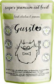 Gussto Fresh Chicken & Prawns Karma z kurczakiem dla kota 85g