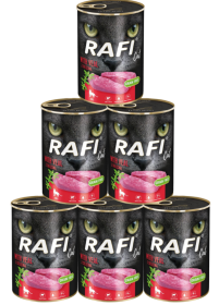 Rafi Adult Karma z cielęciną dla kota 12x400g PAKIET