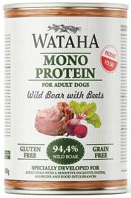 Wataha Mono Adult Boar&Beets Karma z dzikiem i burakami dla psa 400g