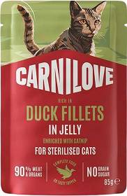Carnilove CAT Duck Fillets in Jelly Karma z kaczką dla kota 85g