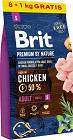Brit Premium by Nature Adult Small Karma dla psa 8kg+1kg GRATIS