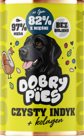 Dobry Pies Adult Mono Karma z indykiem dla psa 400g