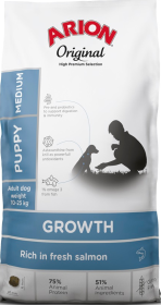 Arion Original Growth Puppy Medium Salmon&Rice Karma dla szczeniaka 2kg