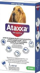 KRKA Ataxxa Krople na kleszcze i pchły dla psa 25-40kg (1 pipeta 4ml)