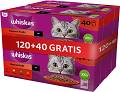 Whiskas Klasyczne Posiłki Karma w sosie dla kota 120x85g + 40x85g GRATIS