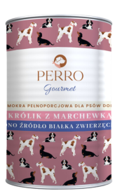 Perro Gourmet Adult Karma z królikiem i marchewką dla psa 400g