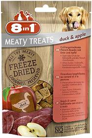 8in1 Przysmak Meaty Treats Freeze Dried z kaczką i jabłkiem dla psa op. 50g