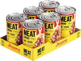 Josera Meat Lovers Menu Beef&Potato Karma z wołowiną dla psa 6x400g PAKIET