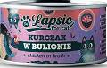 Łapsie Adult Mokra Karma z kurczakiem dla kota  80g