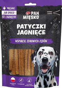 Pan Mięsko Przysmak Patyczki jagnięce dla psa 80g