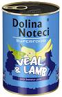 Dolina Noteci Superfood Karma z cielęciną i jagnięciną dla psa 400g