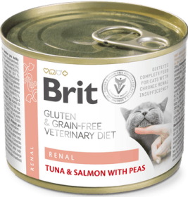 Brit Veterinary Diet Renal Tuna&Salmon&Pea Karma z tuńczykiem i łososiem dla kota 200g