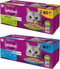 Whiskas Mix Smaków i Rybne Przysmaki Karma w galaretce dla kota 80x85g