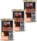 John Dog for Cats Salmon Mousse Karma z łososiem dla kota 6x400g PAKIET