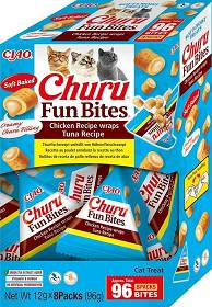 Inaba Ciao Churu Fun Bites Chicken with Tuna Recipe Przysmak dla kota 8x12g