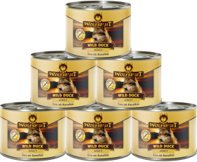 Wolfsblut Wild Duck Karma z kaczką dla psa puszka 6x200g PAKIET