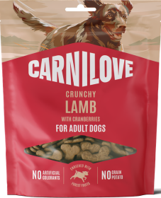 Carnilove Snack Crunchy Lamb Przysmak z jagnięciną i żurawiną dla psa 200g