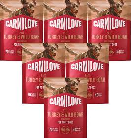 Carnilove DOG Adult Turkey&Wild Boar Karma z indykiem i dzikiem 12x300g PAKIET