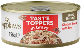 Applaws Taste Toppers Chicken with Beef Karma wołowiną i kurczakiem dla psa 156g [data ważności: 18.03.2026]