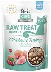 Brit Care Przysmak Raw Treat Urinary Chicken&Turkey dla kota op. 40g  [Data ważności: 04.04.2025]