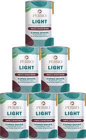 Perro Light Adult Karma z indykiem i warzywami dla psa 6x400g PAKIET