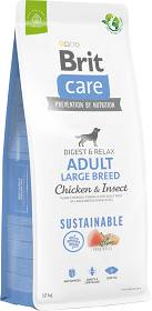 Brit Care Sustainable Adult Large Breed Chicken&Insect Karma z kurczakiem i insektami dla psa 2x12kg TANI ZESTAW [Data ważności: 18.07.2024]