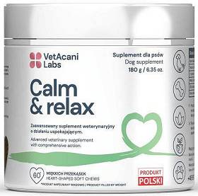 VetAcani Labs Calm&Relax Suplement diety dla psa 180g