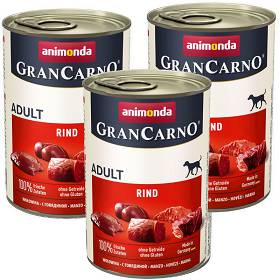 Animonda GranCarno Adult Karma z wołowiną dla psa 6x400g PAKIET