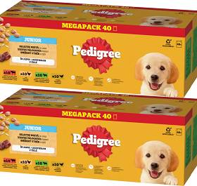 Pedigree JUNIOR Wybór Smaków Karma w galaretce dla szczeniaka 2x(40x100g) PAKIET
