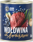 John Dog Berry Line Karma z wołowiną i borówkami dla psa 800g