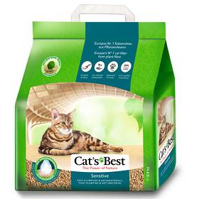 Cats Best Żwirek drewniany dla kota Sensitive (Green Power) 2.9kg (8l)