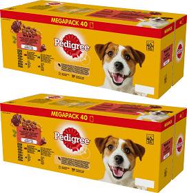 Pedigree MIXED SELECTION JELLY Karma w galaretce dla psa 2x(40x100g) PAKIET