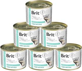 Brit Veterinary Diet Struvite Turkey&Pea Karma z indykiem dla kota 6x200g PAKIET