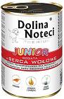 Dolina Noteci Premium Junior Karma z sercami wołowymi dla szczeniaka 400g