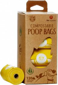 Tobys Poop Bags Woreczki na ekskrementy kompostowalne 8x15szt. nr TC20005