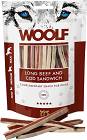 Woolf Przysmak Long Beef and Cod Sandwich dla psa op. 100g