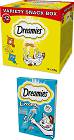 Dreamies Variety Snack Box Przysmak Mix Smaków dla kota op. 12x60g + Dreamies Creamy z łososiem 4x10g GRATIS