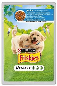 Friskies Dog Junior Karma z kurczakiem w sosie dla szczeniaka 100g