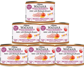 Wataha Mono Puppy Rabbit&Hokkaido Karma z królikiem i dynią Hokkaido dla szczeniaka 12x185g PAKIET