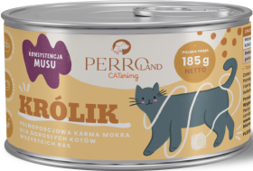 PerroLand CATering Adult Karma z królikiem dla kota 185g