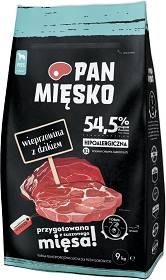 Pan Mięsko Adult Extra Large Karma z wieprzowiną i dzikiem dla psa 9kg