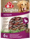 8in1 Przysmak Delights Duck Spirals z kaczką dla psa op. 60g