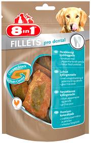 8in1 Przysmak Fillets Pro Dental dla psa op. 80g