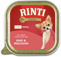 Rinti Gold Mini  Karma z Wołowina i perliczką (rind&perlhuhn)  dla psa 100g