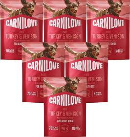 Carnilove DOG Adult Turkey&Venison Karma z indykiem i dziczyzną 12x300g PAKIET