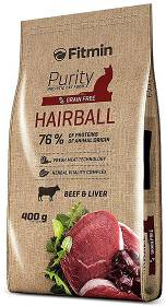 Fitmin Cat Purity Adult Hairball karma z wołowiną dla kota 400g WYPRZEDAŻ