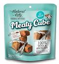 Natural Kitty Meaty Cube Kostki z tuńczyka i anchois dla kota 60g [Data ważności: 18.11.2024] WYPRZEDAŻ