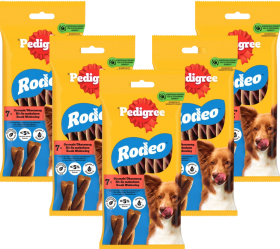 Pedigree Przysmak Rodeo z wołowiną dla psa 12x123g PAKIET