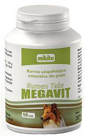 Mikita MEGAVIT Rumen Tabs dla psa Suplement diety 150 tab.